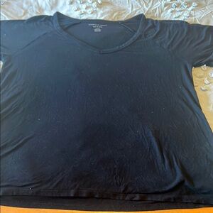 Black V-Neck T-Shirt